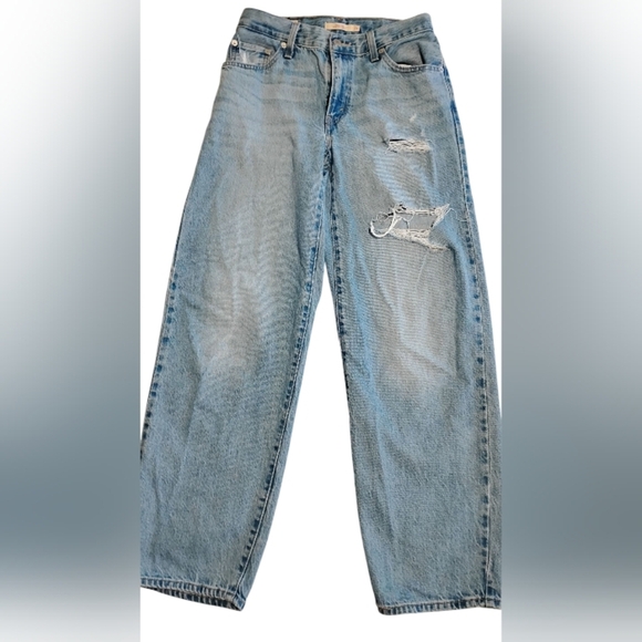 Levi's Premium Baggy Dad | VGUC Distressed Vintage Look And Feel | Size 24 - Picture 7 of 13